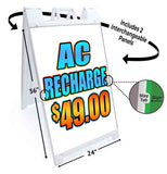 AC Recharge $49.00 A-Frame Signs, Decals, or Panels