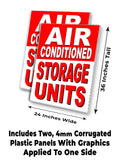 Air Conditioned Storage Units A-Frame Signs, Decals, or Panels