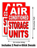 Air Conditioned Storage Units A-Frame Signs, Decals, or Panels