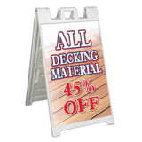 Decking Material 45% Off A-Frame Signs, Decals, or Panels