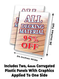 Decking Material 95% Off A-Frame Signs, Decals, or Panels