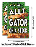 Alligator On A Stick A-Frame Signs, Decals, or Panels