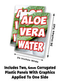 Aloe Vera Water A-Frame Signs, Decals, or Panels