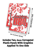 American BBQ A-Frame Signs, Decals, or Panels