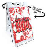 American BBQ A-Frame Signs, Decals, or Panels