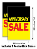 Anniversary Sale A-Frame Signs, Decals, or Panels