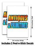 Anqitues Primitives A-Frame Signs, Decals, or Panels