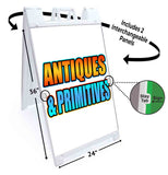 Anqitues Primitives A-Frame Signs, Decals, or Panels