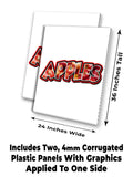 Apples A-Frame Signs, Decals, or Panels