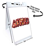 Apples A-Frame Signs, Decals, or Panels