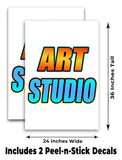 Art Studio A-Frame Signs, Decals, or Panels
