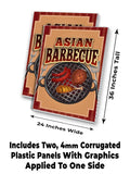 Asian BBQ A-Frame Signs, Decals, or Panels