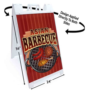 Asian Barbecue A-Frame Signs, Decals, or Panels