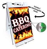 BBQ & Catering  A-Frame Signs, Decals, or Panels