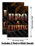 BBQ & Catering A-Frame Signs, Decals, or Panels