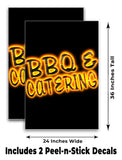 BBQ Catering A-Frame Signs, Decals, or Panels