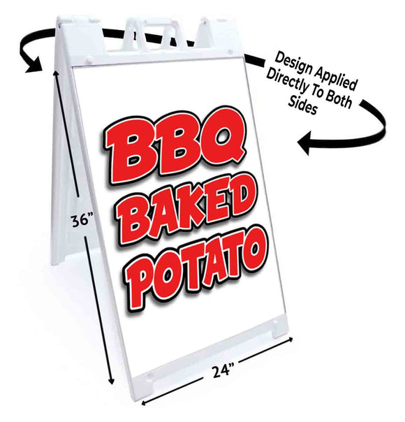 BBQ Baked Potato A-Frame Signs, Decals, or Panels