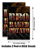 BBQ Baked Pot A-Frame Signs, Decals, or Panels