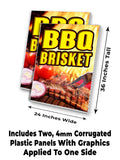 BBQ Brisket A-Frame Signs, Decals, or Panels