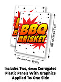 BBQ Brisket A-Frame Signs, Decals, or Panels