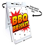 BBQ Brisket A-Frame Signs, Decals, or Panels