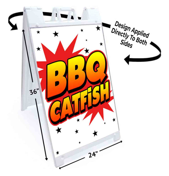 BBQ Catfish A-Frame Signs, Decals, or Panels