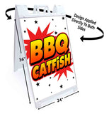 BBQ Catfish A-Frame Signs, Decals, or Panels