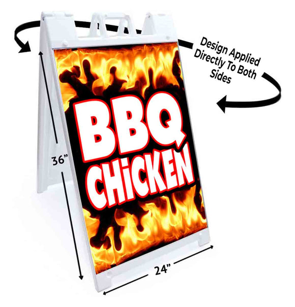 BBQ Chicken A-Frame Signs, Decals, or Panels