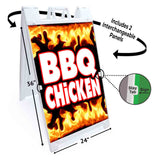 BBQ Chicken A-Frame Signs, Decals, or Panels