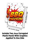 BBQ Chicken A-Frame Signs, Decals, or Panels