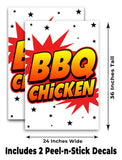 BBQ Chicken A-Frame Signs, Decals, or Panels