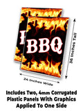 BBQ A-Frame Signs, Decals, or Panels