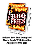 BBQ Fries A-Frame Signs, Decals, or Panels