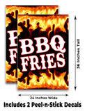 BBQ Fries A-Frame Signs, Decals, or Panels