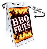 BBQ Fries A-Frame Signs, Decals, or Panels
