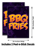 BBQ Fries A-Frame Signs, Decals, or Panels