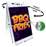 BBQ Fries A-Frame Signs, Decals, or Panels
