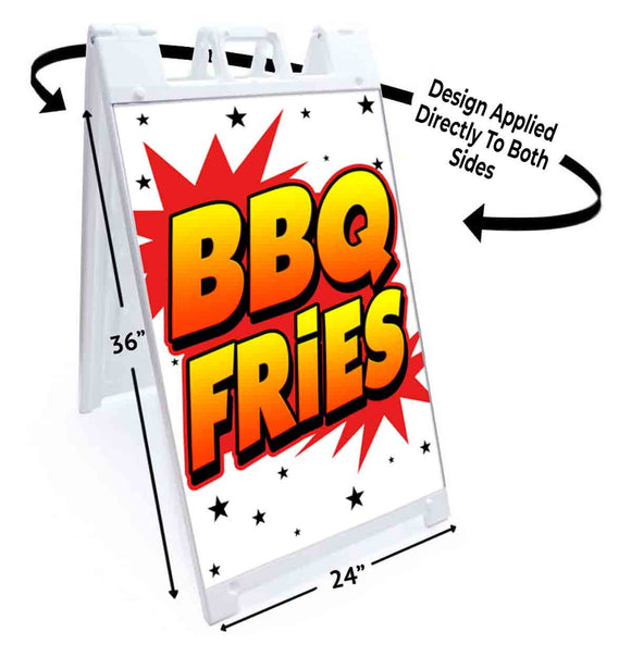 BBQ Fries A-Frame Signs, Decals, or Panels