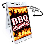 BBQ Goodness A-Frame Signs, Decals, or Panels