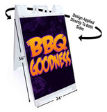 BBQ Goodness A-Frame Signs, Decals, or Panels