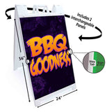 BBQ Goodness A-Frame Signs, Decals, or Panels