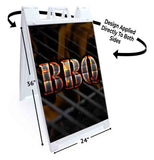 BBQ A-Frame Signs, Decals, or Panels
