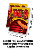BBQ Grill A-Frame Signs, Decals, or Panels