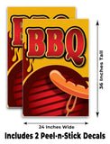 BBQ Grill A-Frame Signs, Decals, or Panels