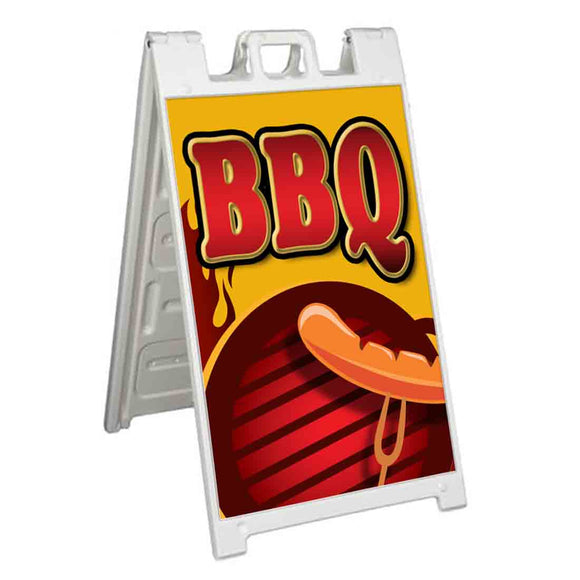 BBQ Grill A-Frame Signs, Decals, or Panels