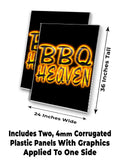 BBQ Heaven A-Frame Signs, Decals, or Panels