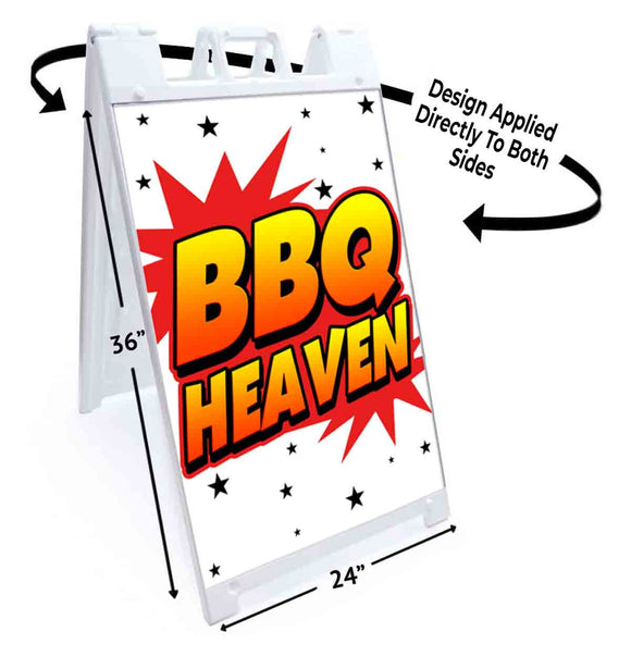 BBQ Heaven A-Frame Signs, Decals, or Panels
