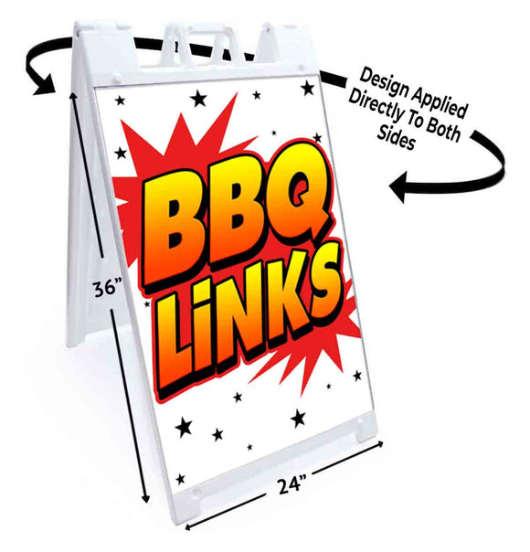 BBQ Links A-Frame Signs, Decals, or Panels