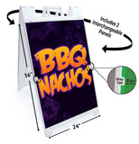 BBQ Nachos A-Frame Signs, Decals, or Panels