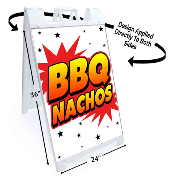 BBQ Nachos A-Frame Signs, Decals, or Panels